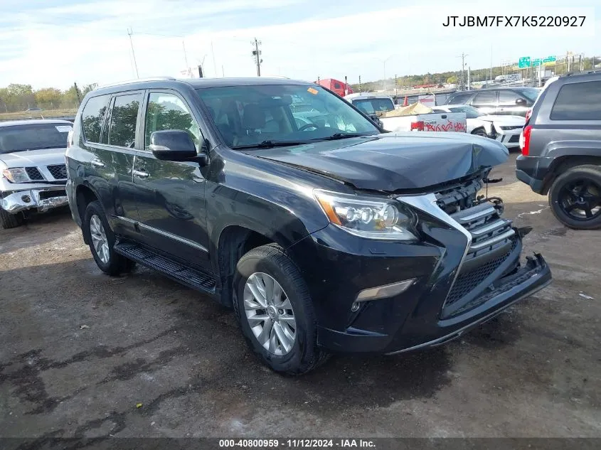 2019 Lexus Gx 460 Premium VIN: JTJBM7FX7K5220927 Lot: 40800959