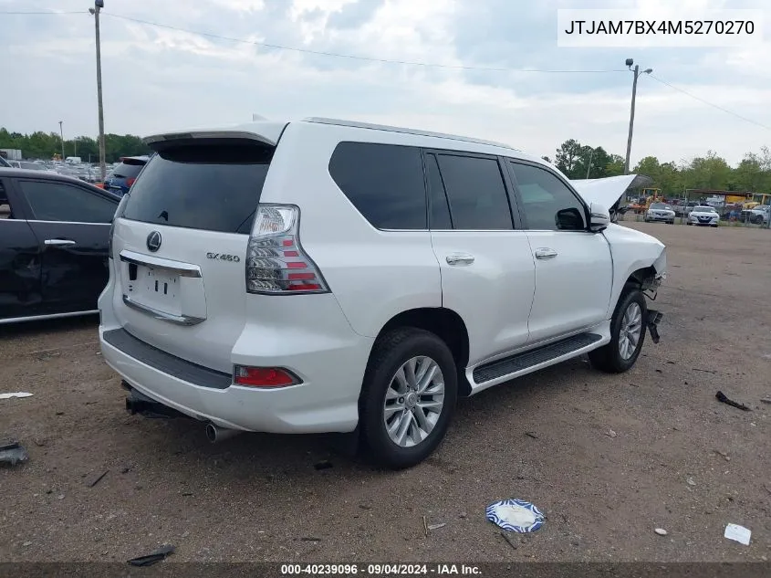 JTJAM7BX4M5270270 2021 Lexus Gx 460 Premium