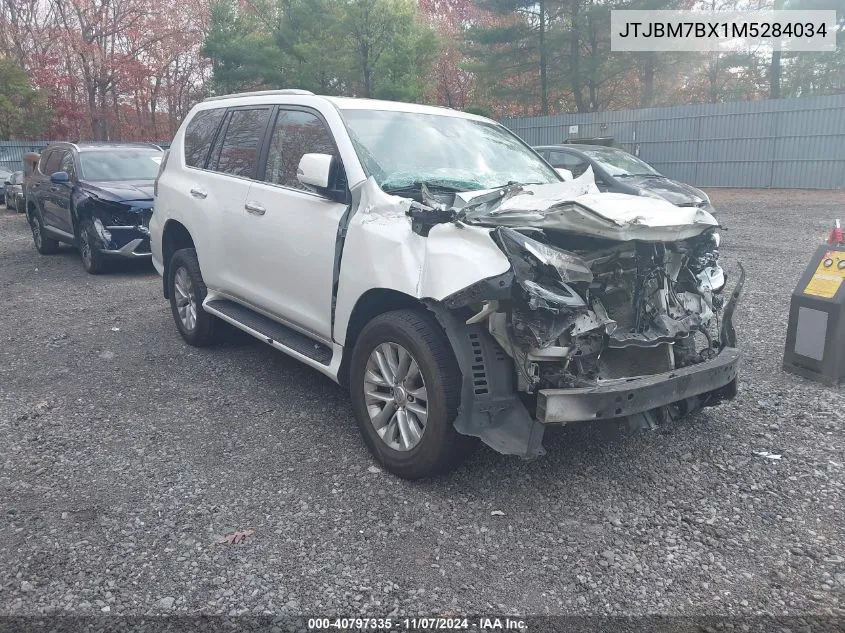 2021 Lexus Gx 460 VIN: JTJBM7BX1M5284034 Lot: 40797335