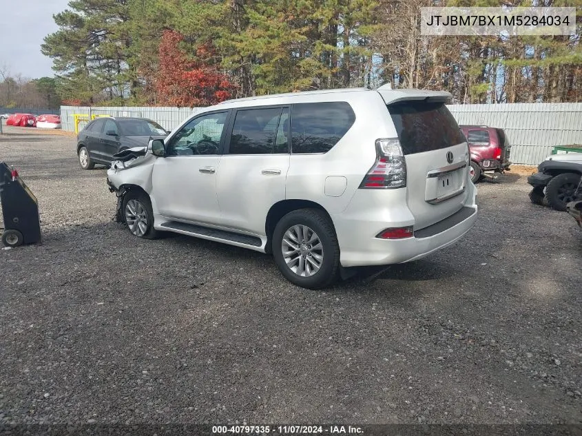 2021 Lexus Gx 460 VIN: JTJBM7BX1M5284034 Lot: 40797335