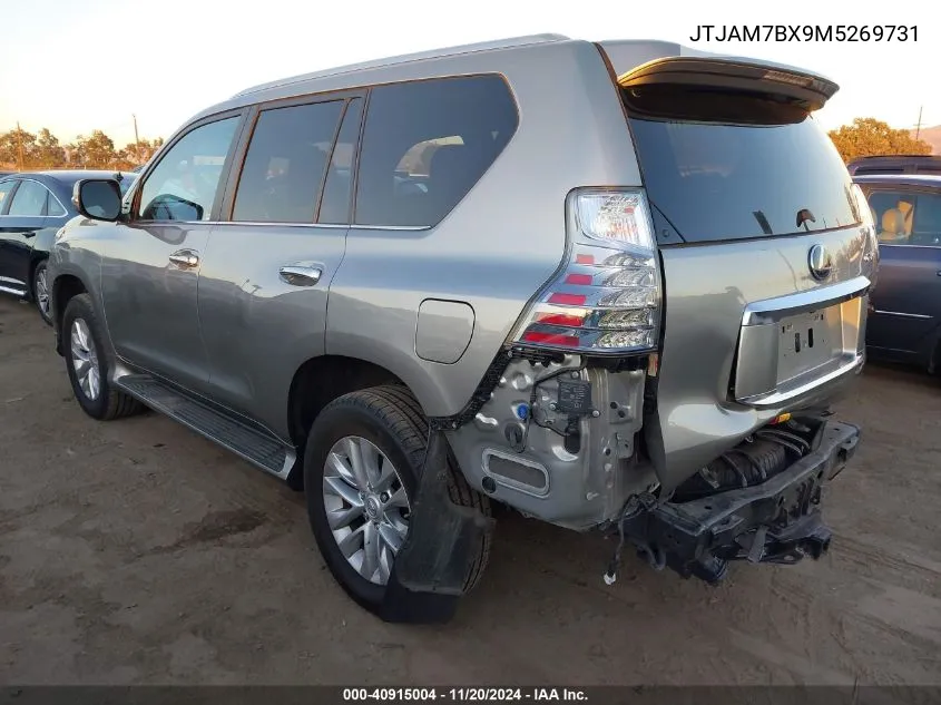 2021 Lexus Gx 460 Premium VIN: JTJAM7BX9M5269731 Lot: 40915004