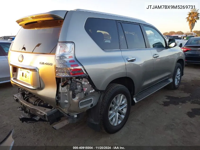 2021 Lexus Gx 460 Premium VIN: JTJAM7BX9M5269731 Lot: 40915004