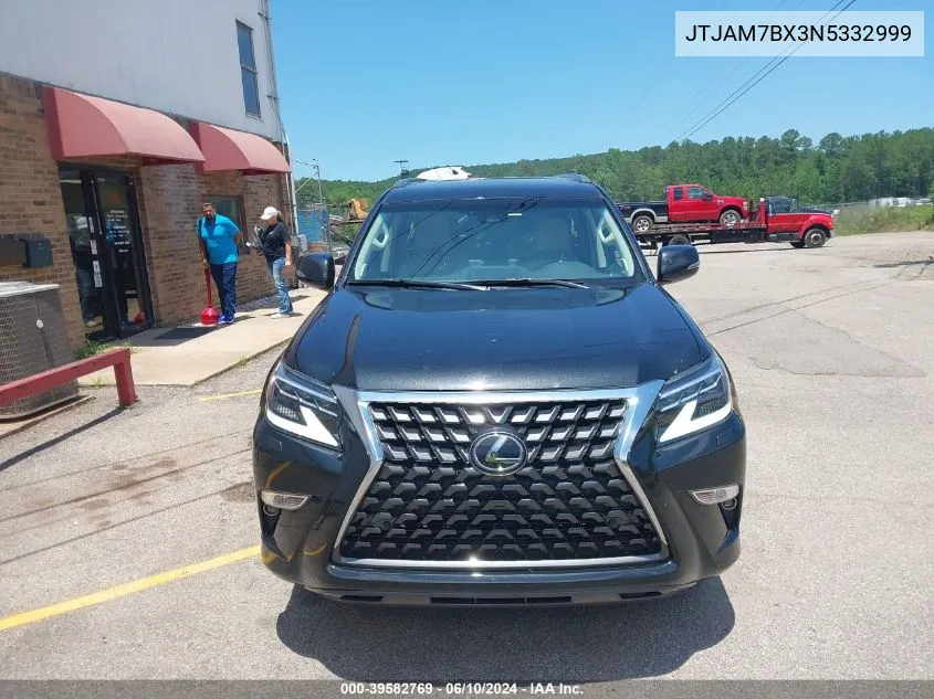 2022 Lexus 460 Premium VIN: JTJAM7BX3N5332999 Lot: 39582769