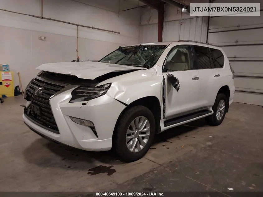 2022 Lexus Gx 460 VIN: JTJAM7BX0N5324021 Lot: 40549100