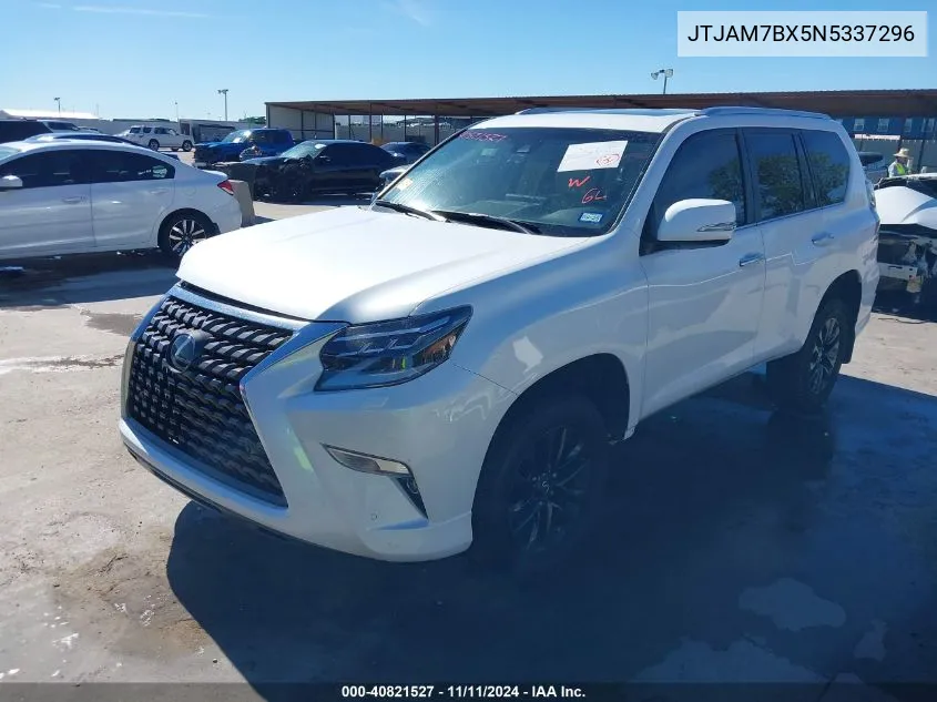 2022 Lexus Gx 460 Premium VIN: JTJAM7BX5N5337296 Lot: 40821527