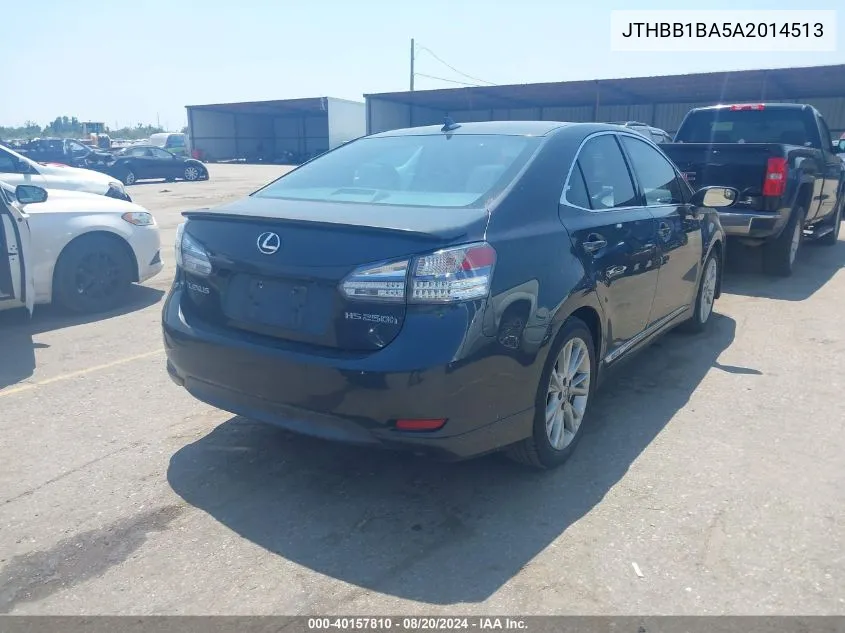 JTHBB1BA5A2014513 2010 Lexus Hs 250H Premium