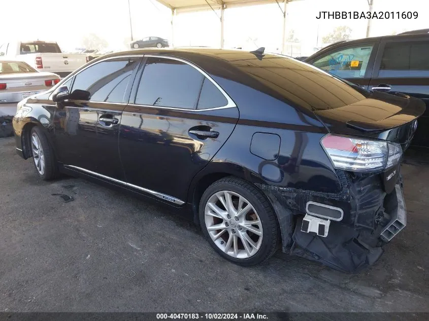 JTHBB1BA3A2011609 2010 Lexus Hs 250H Premium