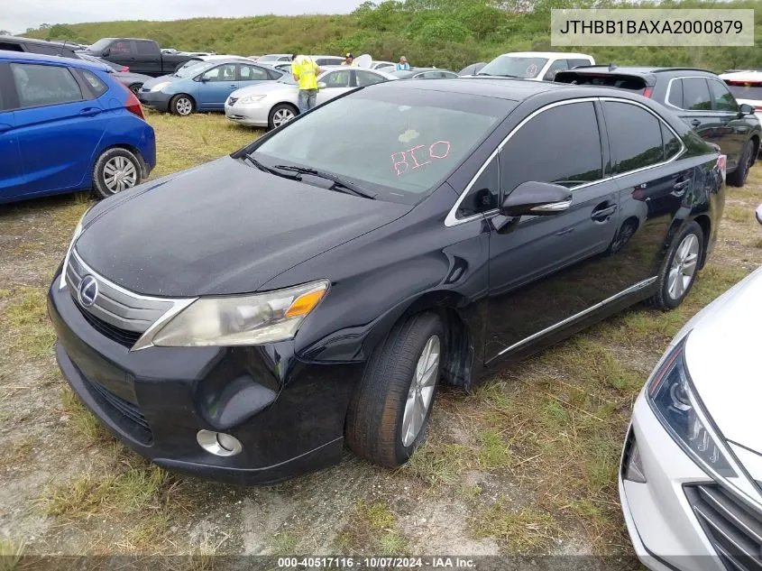 2010 Lexus Hs 250H VIN: JTHBB1BAXA2000879 Lot: 40517116