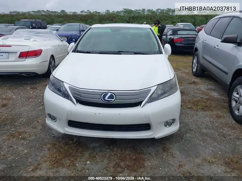 2010 Lexus Hs 250H VIN: JTHBB1BA0A2037813 Lot: 40523279