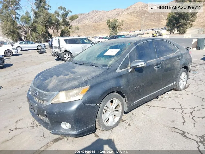 2010 Lexus Hs 250H VIN: JTHBB1BA8A2009872 Lot: 40560935