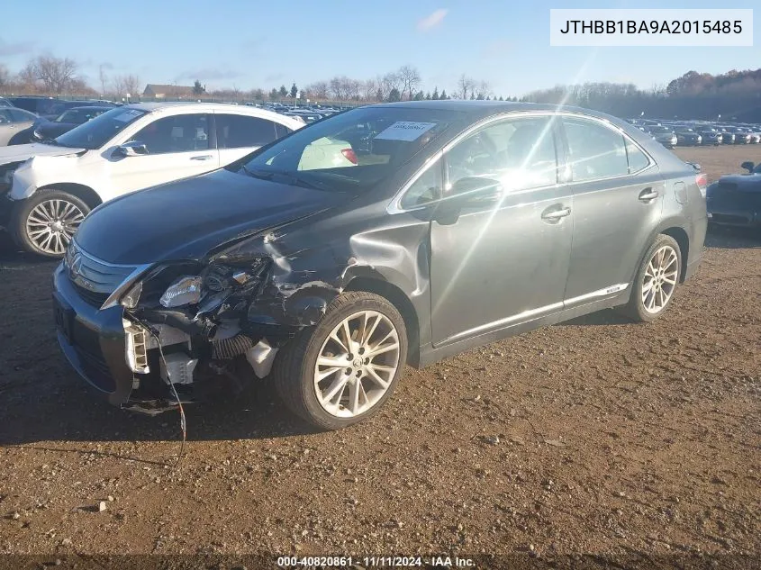 2010 Lexus Hs 250H Premium VIN: JTHBB1BA9A2015485 Lot: 40820861