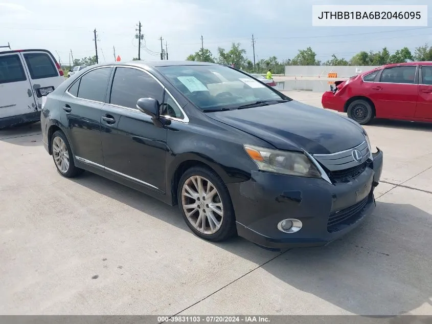 JTHBB1BA6B2046095 2011 Lexus Hs 250H Premium