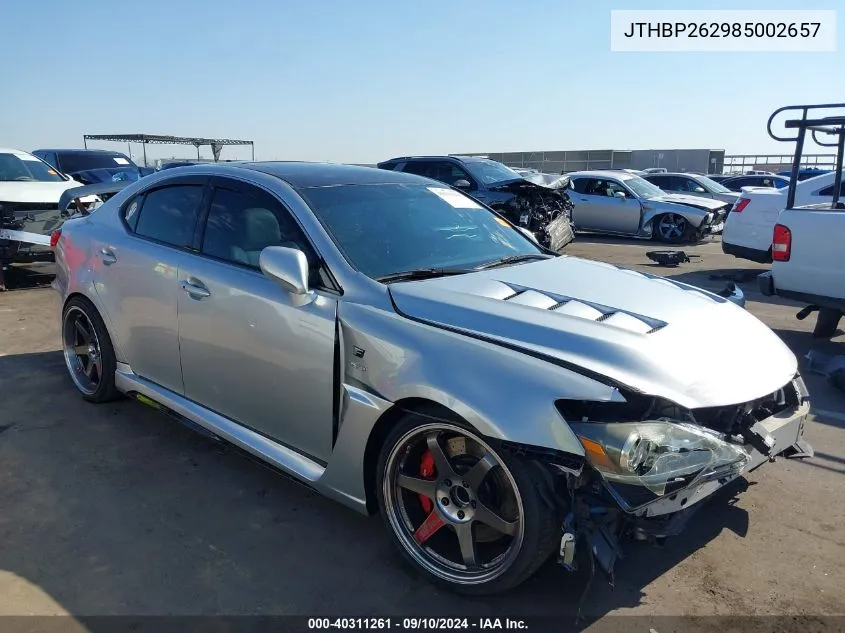 JTHBP262985002657 2008 Lexus Is-F