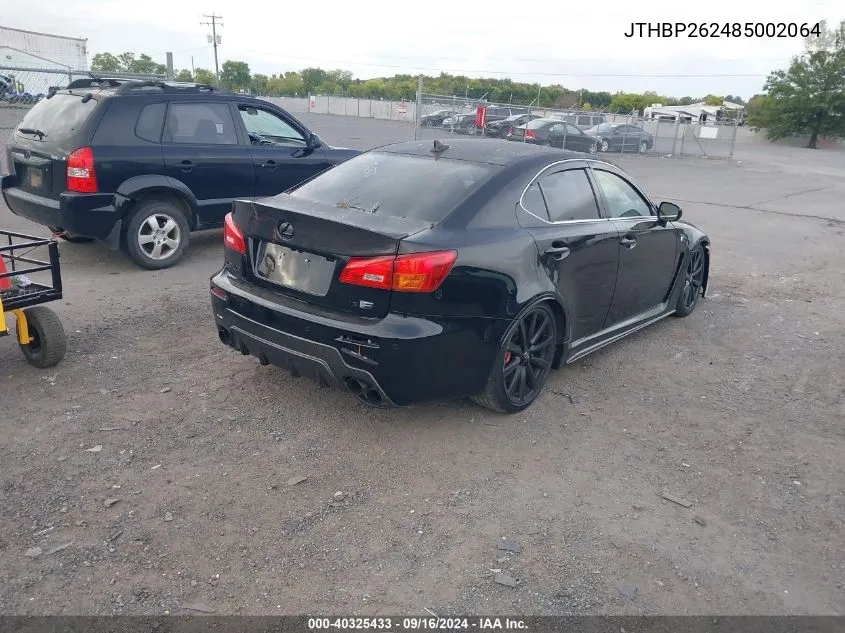 JTHBP262485002064 2008 Lexus Is F