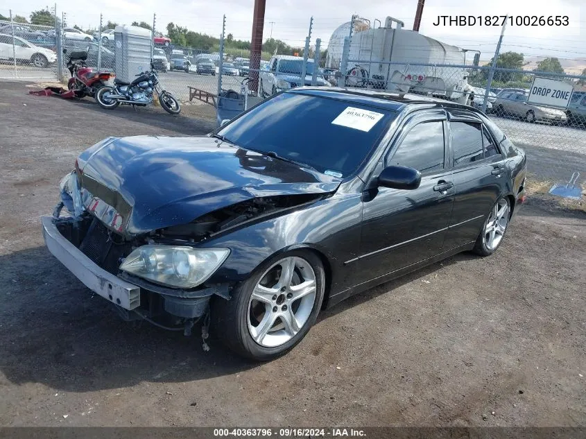 JTHBD182710026653 2001 Lexus Is 300