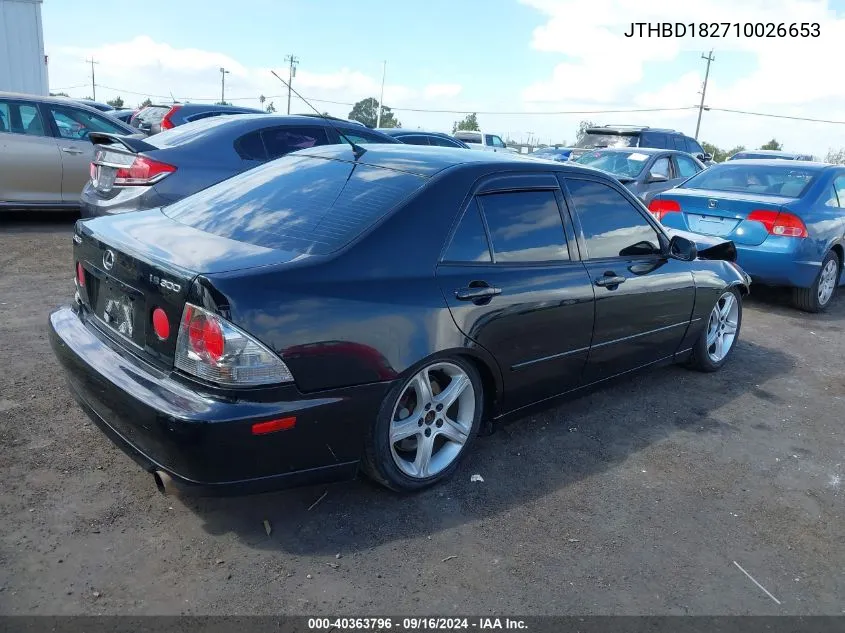 JTHBD182710026653 2001 Lexus Is 300