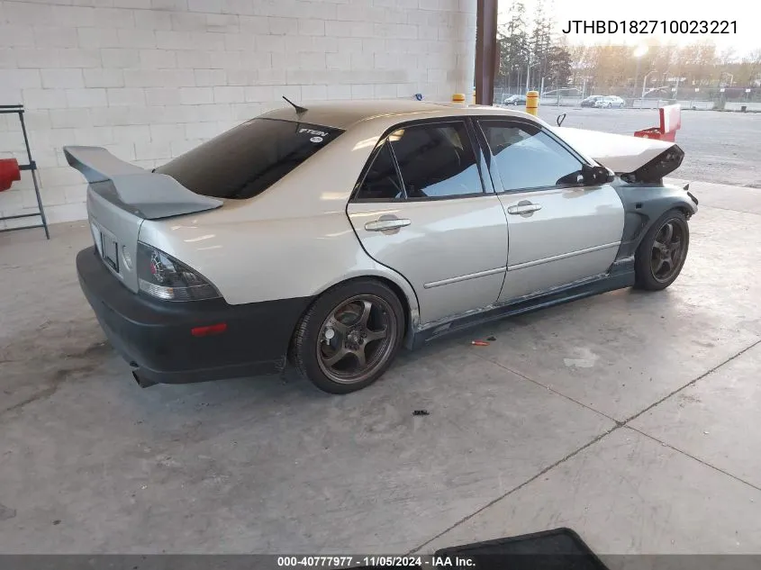 2001 Lexus Is 300 VIN: JTHBD182710023221 Lot: 40777977