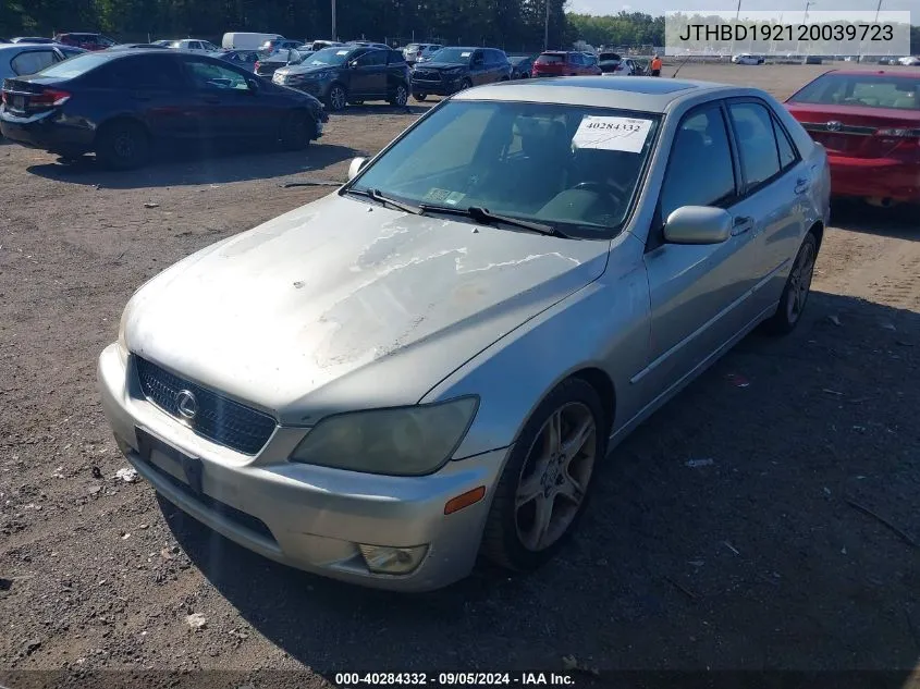 JTHBD192120039723 2002 Lexus Is 300