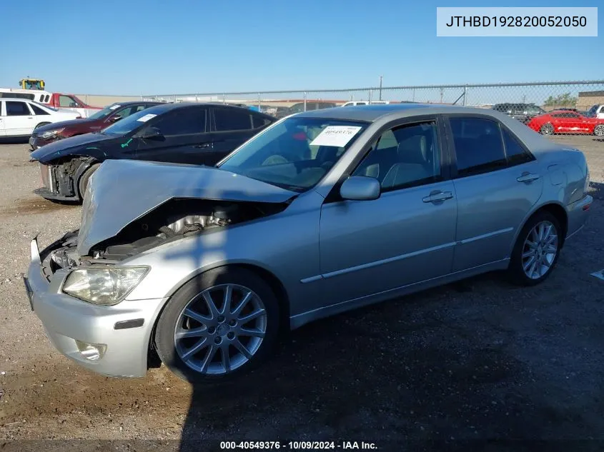 2002 Lexus Is 300 VIN: JTHBD192820052050 Lot: 40549376