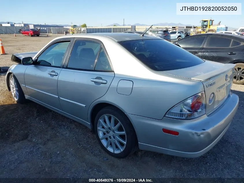 JTHBD192820052050 2002 Lexus Is 300