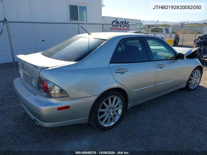 2002 Lexus Is 300 VIN: JTHBD192820052050 Lot: 40549376