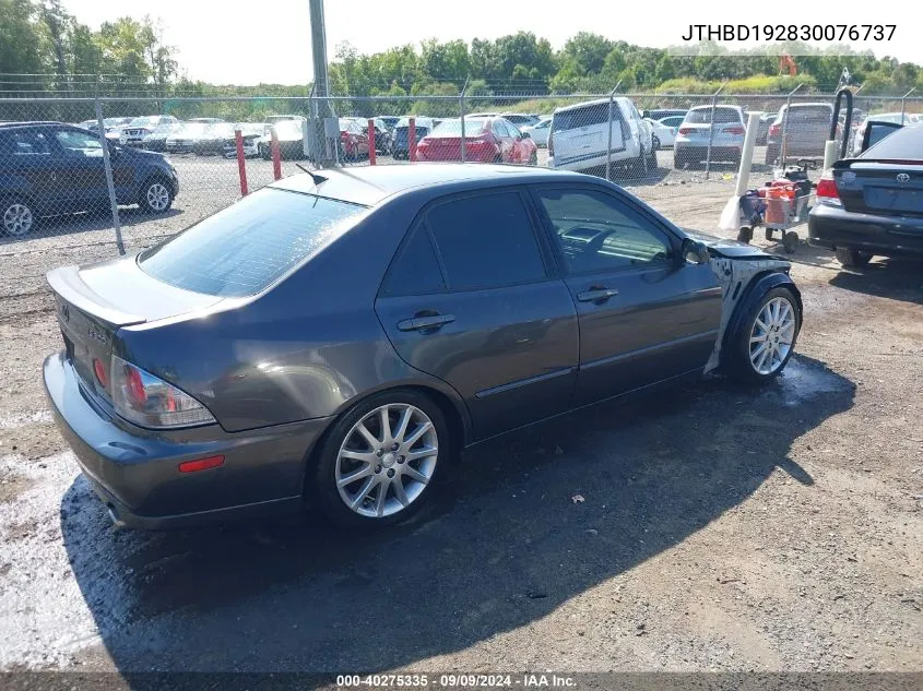 JTHBD192830076737 2003 Lexus Is 300