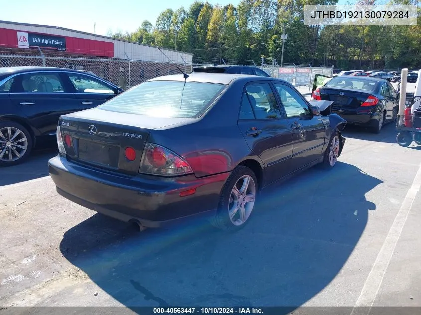 2003 Lexus Is 300 Base W/5-Speed Manual VIN: JTHBD192130079284 Lot: 40563447