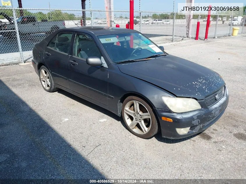 2003 Lexus Is 300 Base W/5-Speed Manual VIN: JTHBD192X30069658 Lot: 40586529