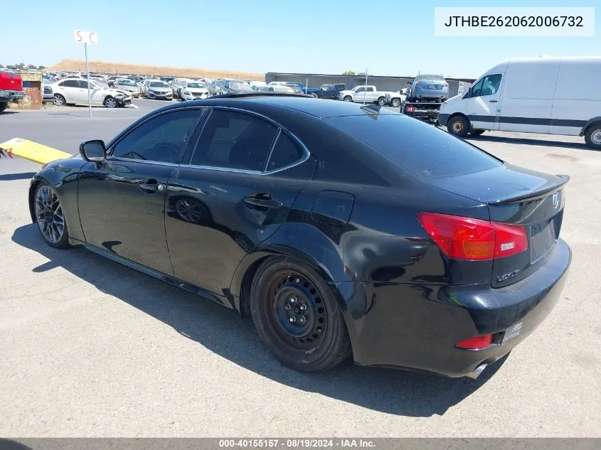 JTHBE262062006732 2006 Lexus Is 350