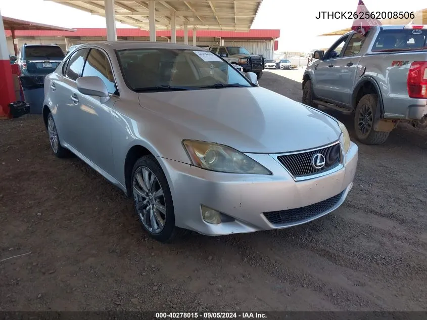 JTHCK262562008506 2006 Lexus Is 250