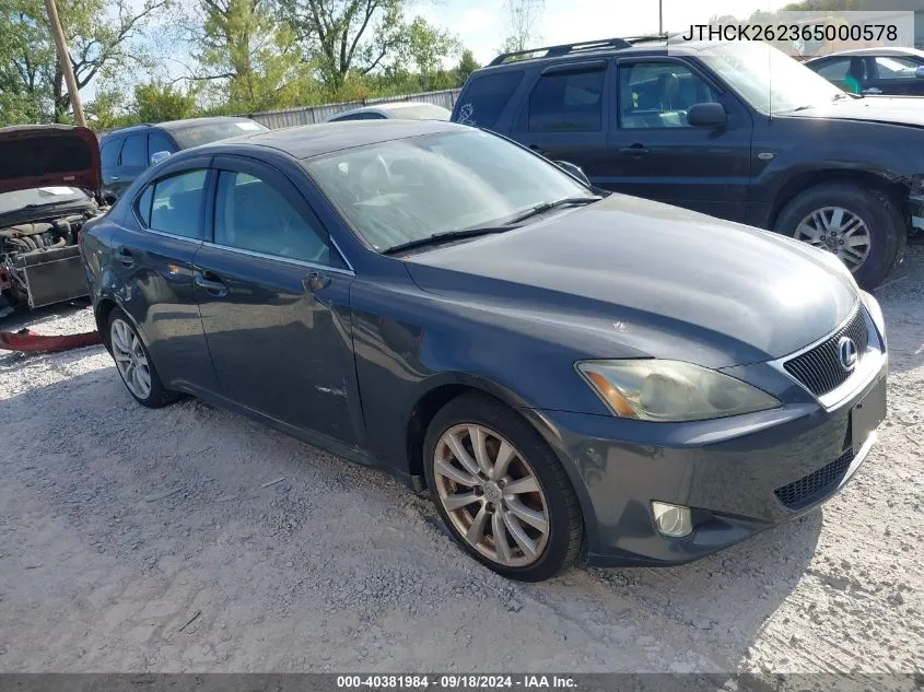 JTHCK262365000578 2006 Lexus Is 250 250