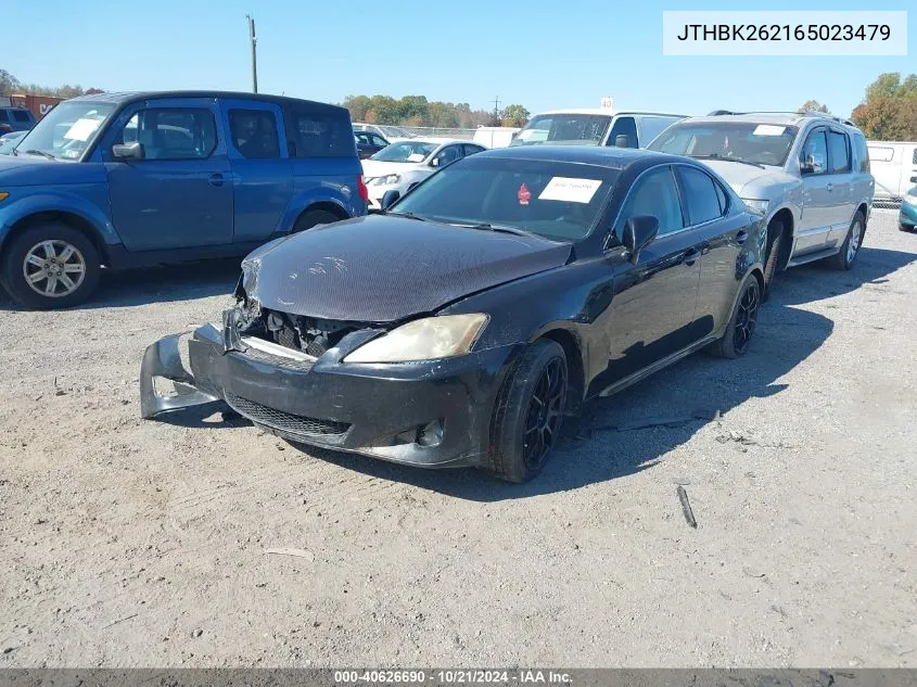 2006 Lexus Is 250 250 VIN: JTHBK262165023479 Lot: 40626690