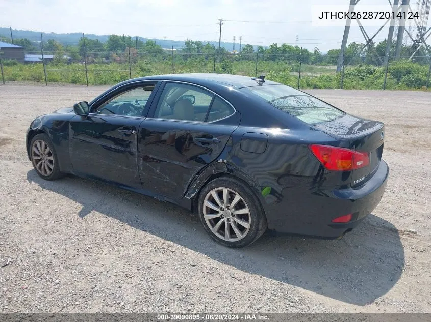 JTHCK262872014124 2007 Lexus Is 250