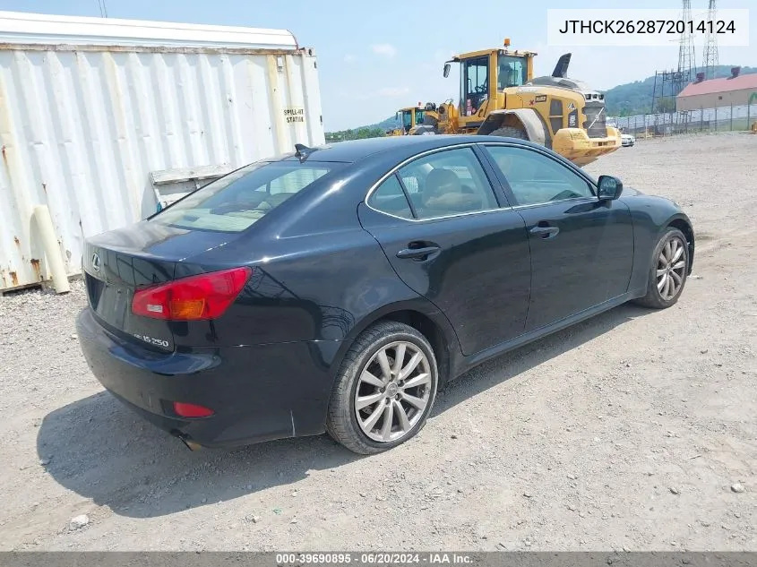 JTHCK262872014124 2007 Lexus Is 250