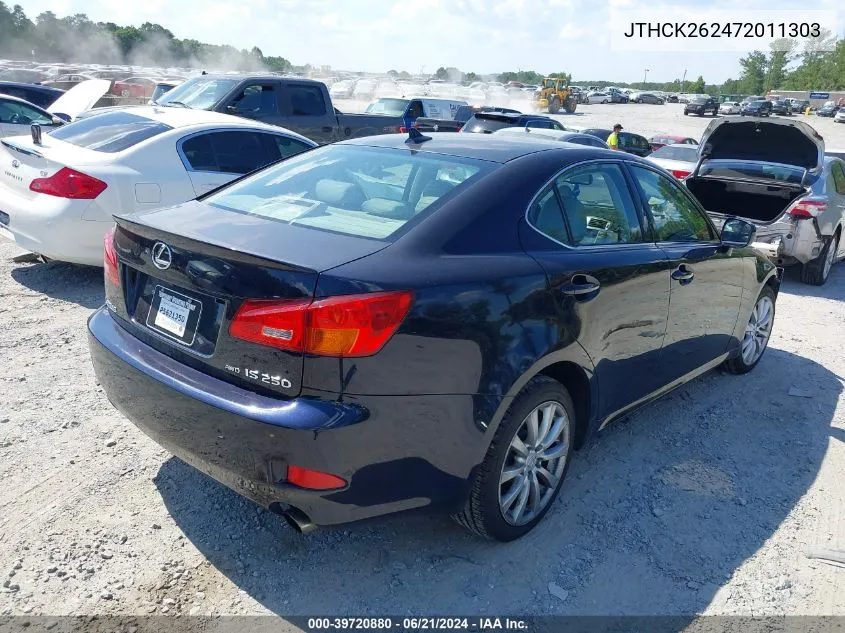 JTHCK262472011303 2007 Lexus Is 250