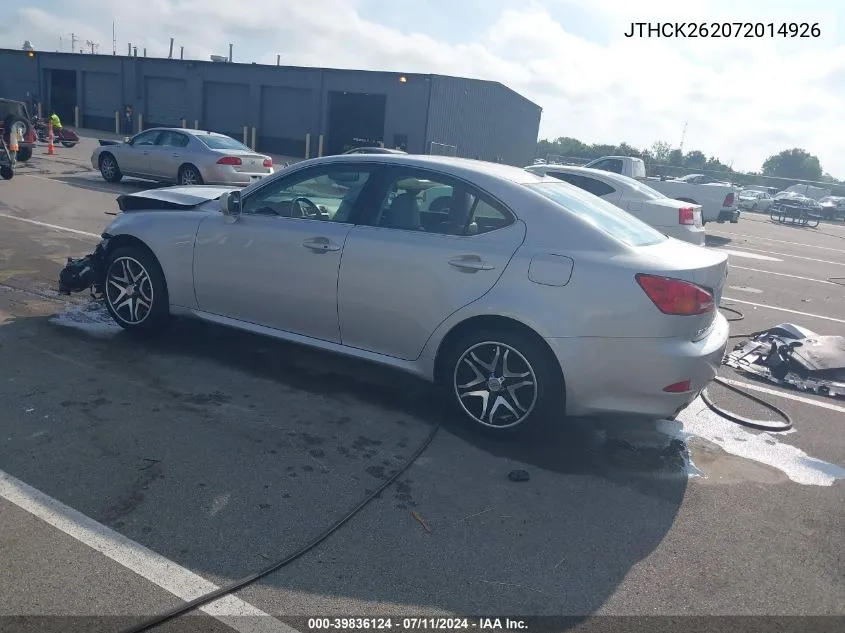 JTHCK262072014926 2007 Lexus Is 250