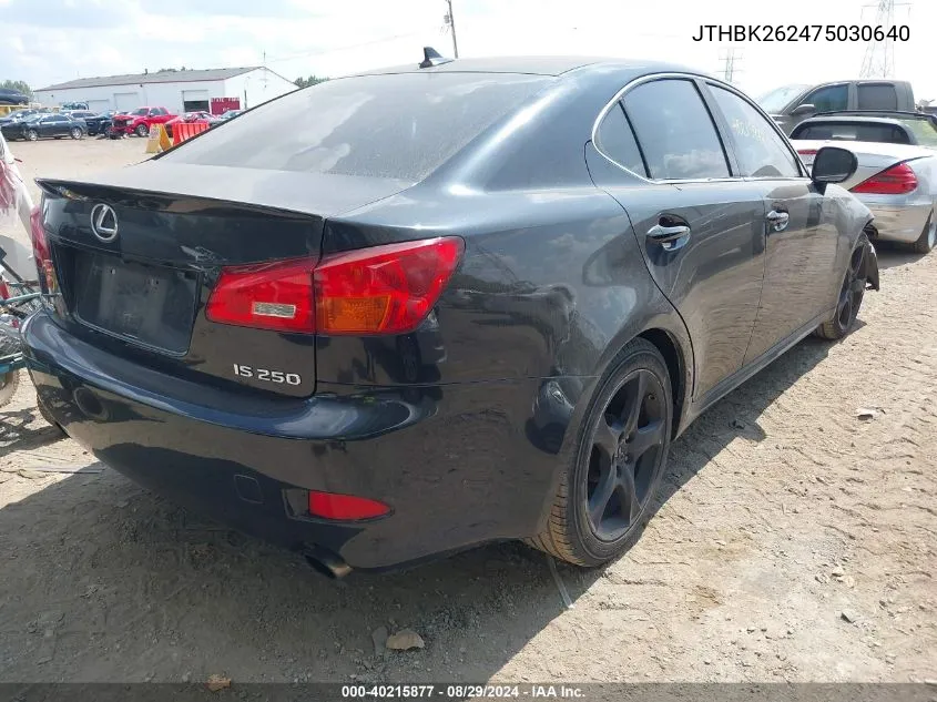 JTHBK262475030640 2007 Lexus Is 250