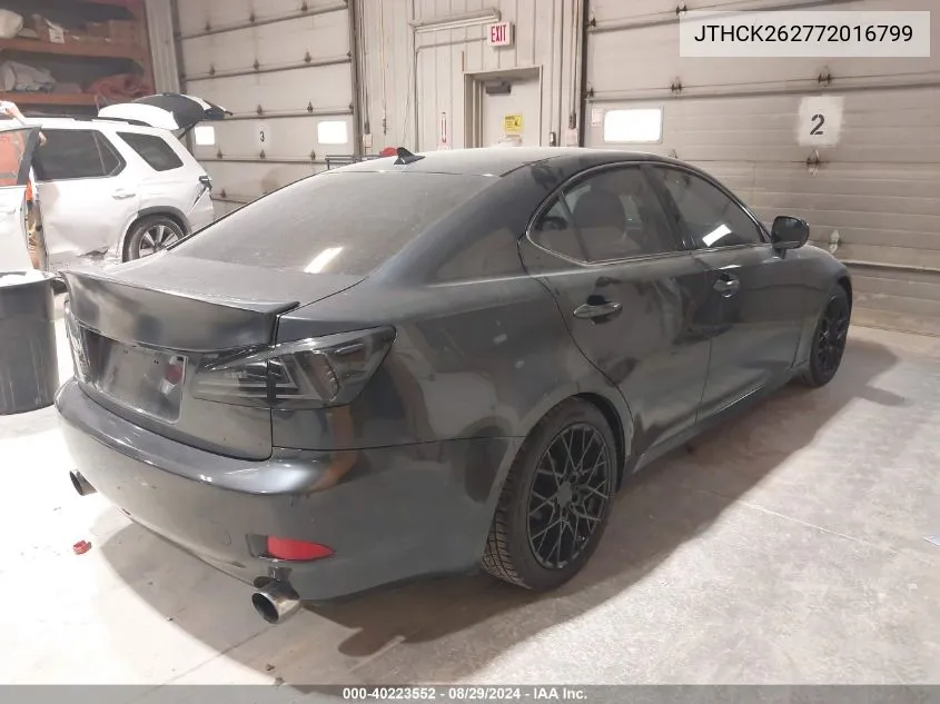 JTHCK262772016799 2007 Lexus Is 250