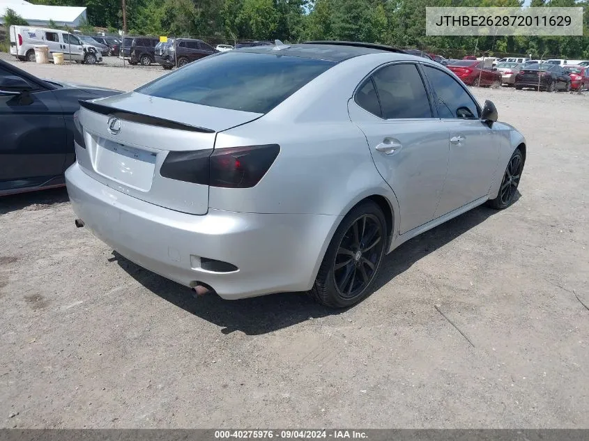 JTHBE262872011629 2007 Lexus Is 350