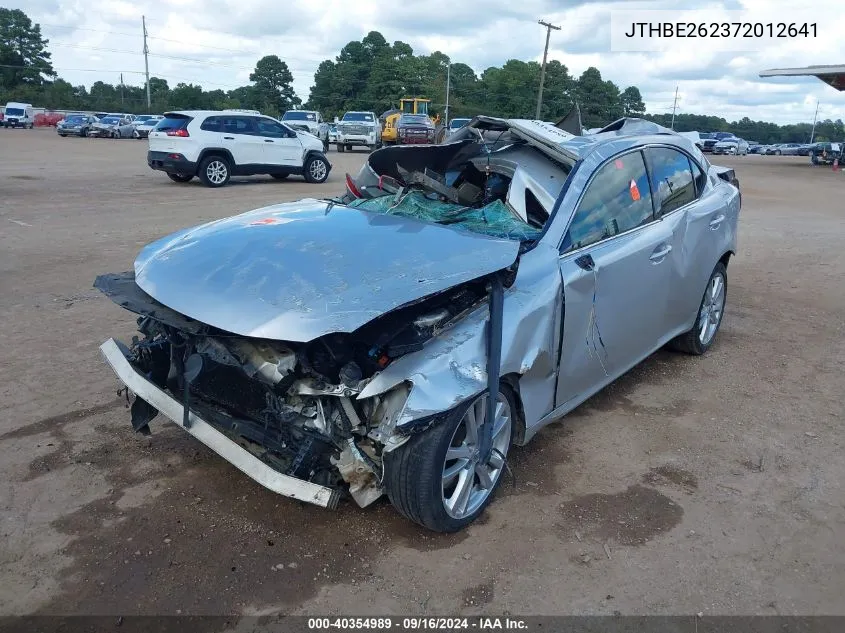 JTHBE262372012641 2007 Lexus Is 350