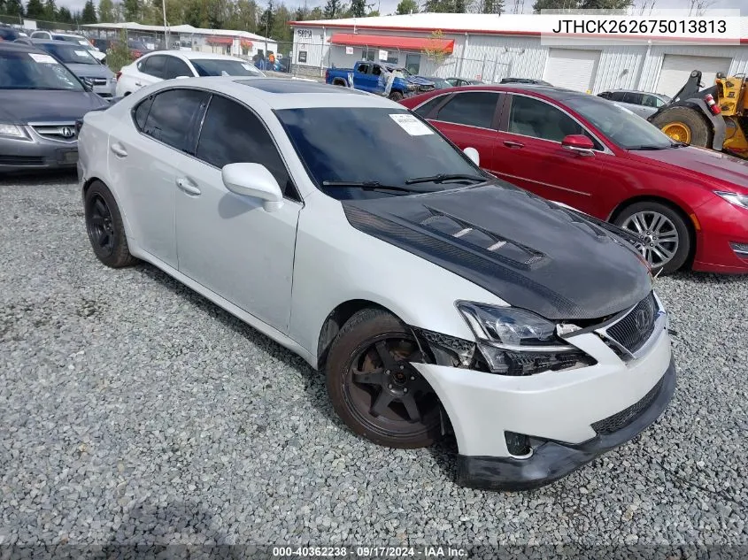 2007 Lexus Is 250 VIN: JTHCK262675013813 Lot: 40362238