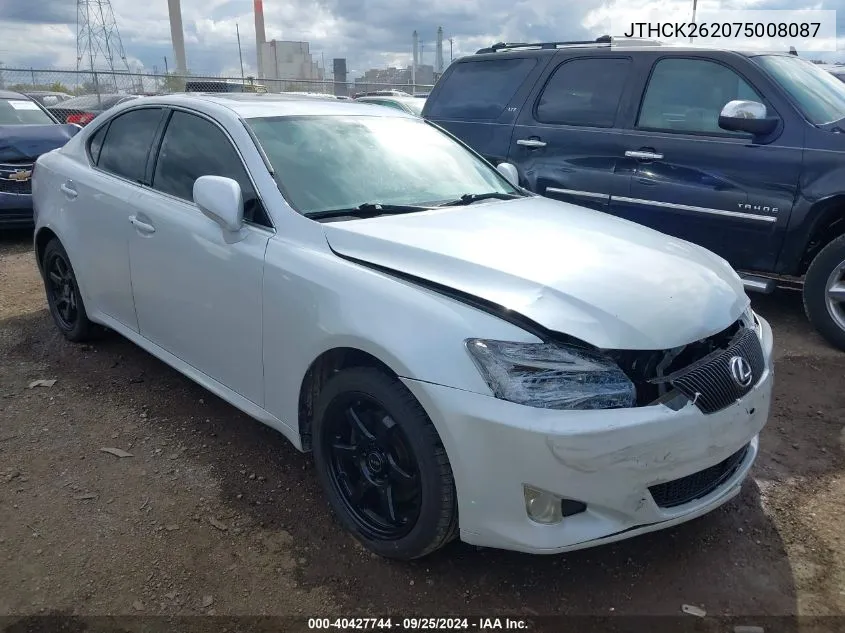 JTHCK262075008087 2007 Lexus Is 250