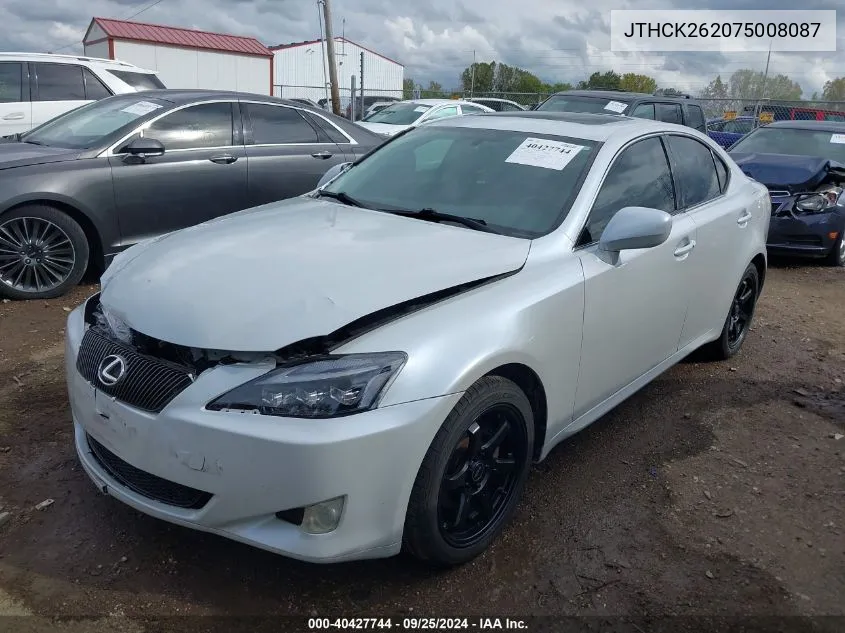 JTHCK262075008087 2007 Lexus Is 250