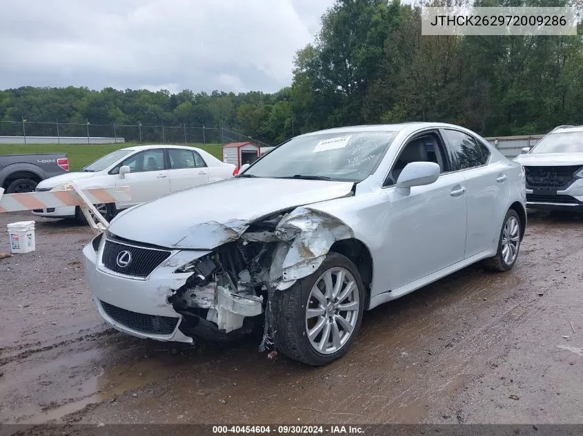 2007 Lexus Is 250 VIN: JTHCK262972009286 Lot: 40454604