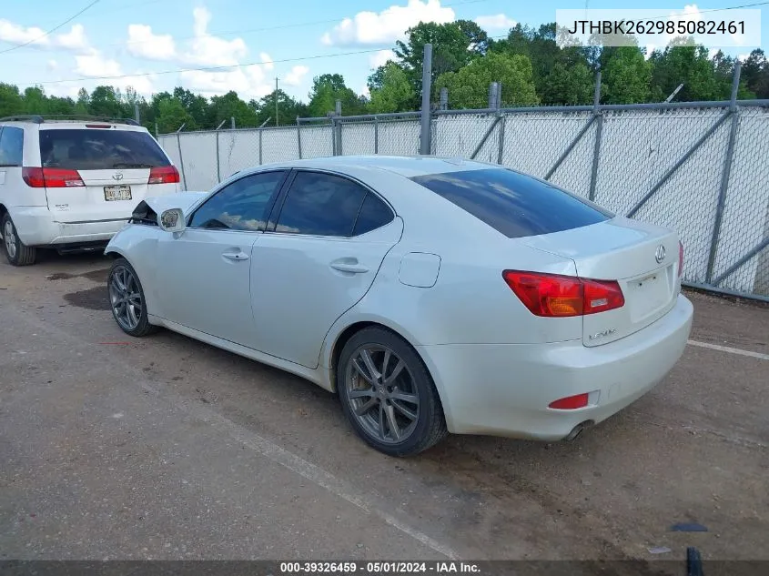 JTHBK262985082461 2008 Lexus Is 250