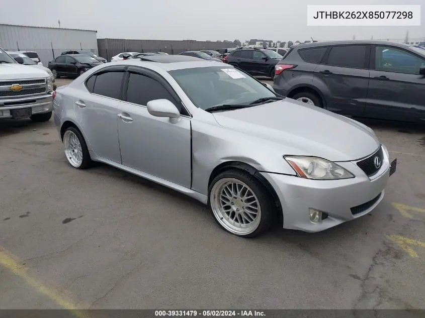 JTHBK262X85077298 2008 Lexus Is 250