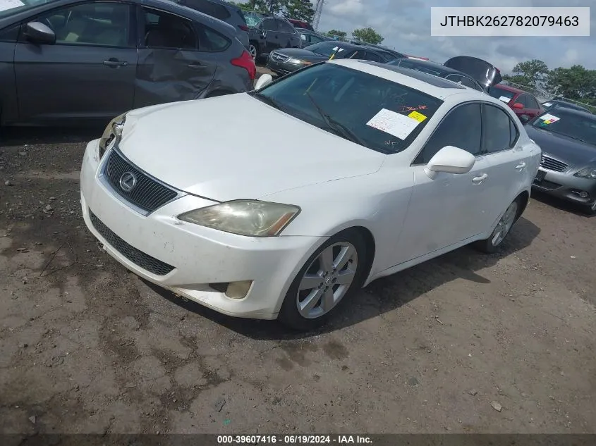 JTHBK262782079463 2008 Lexus Is 250