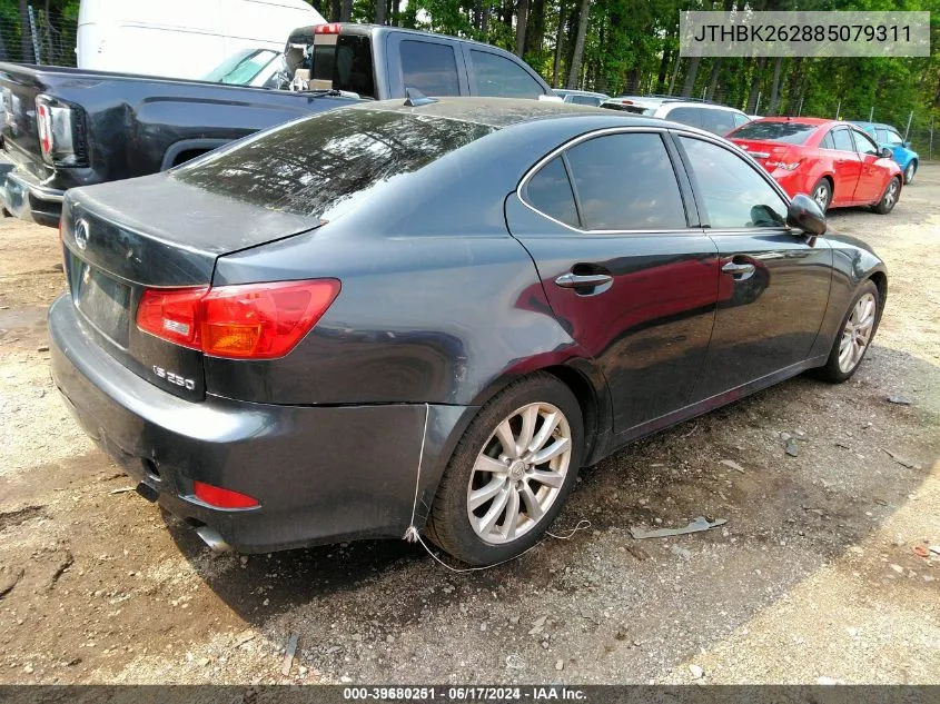 JTHBK262885079311 2008 Lexus Is 250