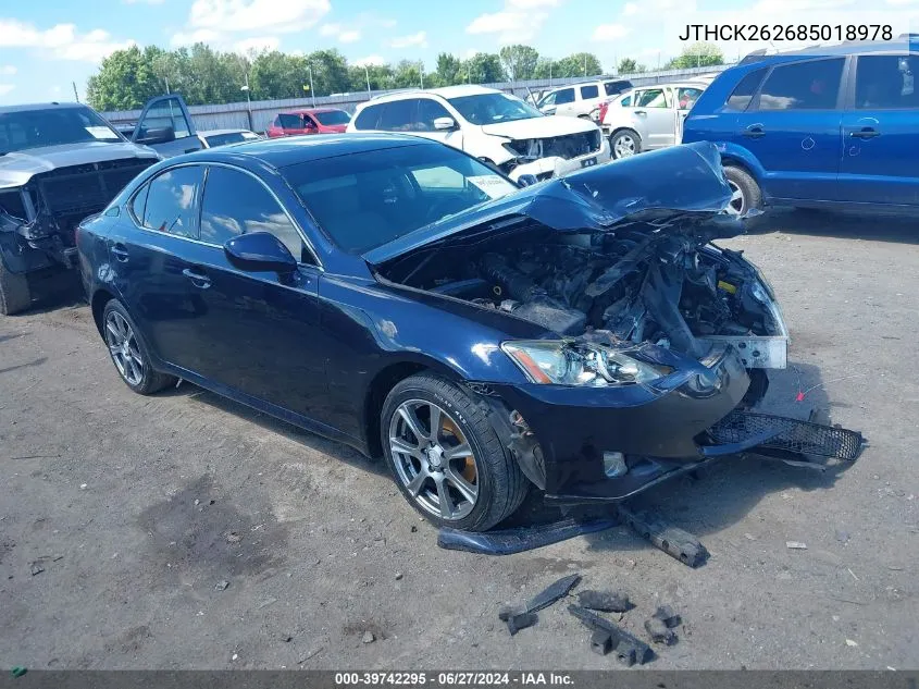 JTHCK262685018978 2008 Lexus Is 250