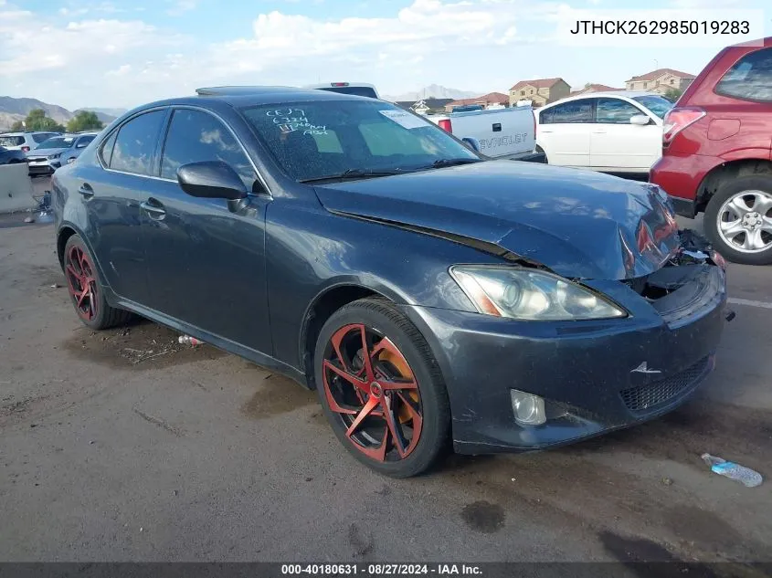 2008 Lexus Is 250 VIN: JTHCK262985019283 Lot: 40180631